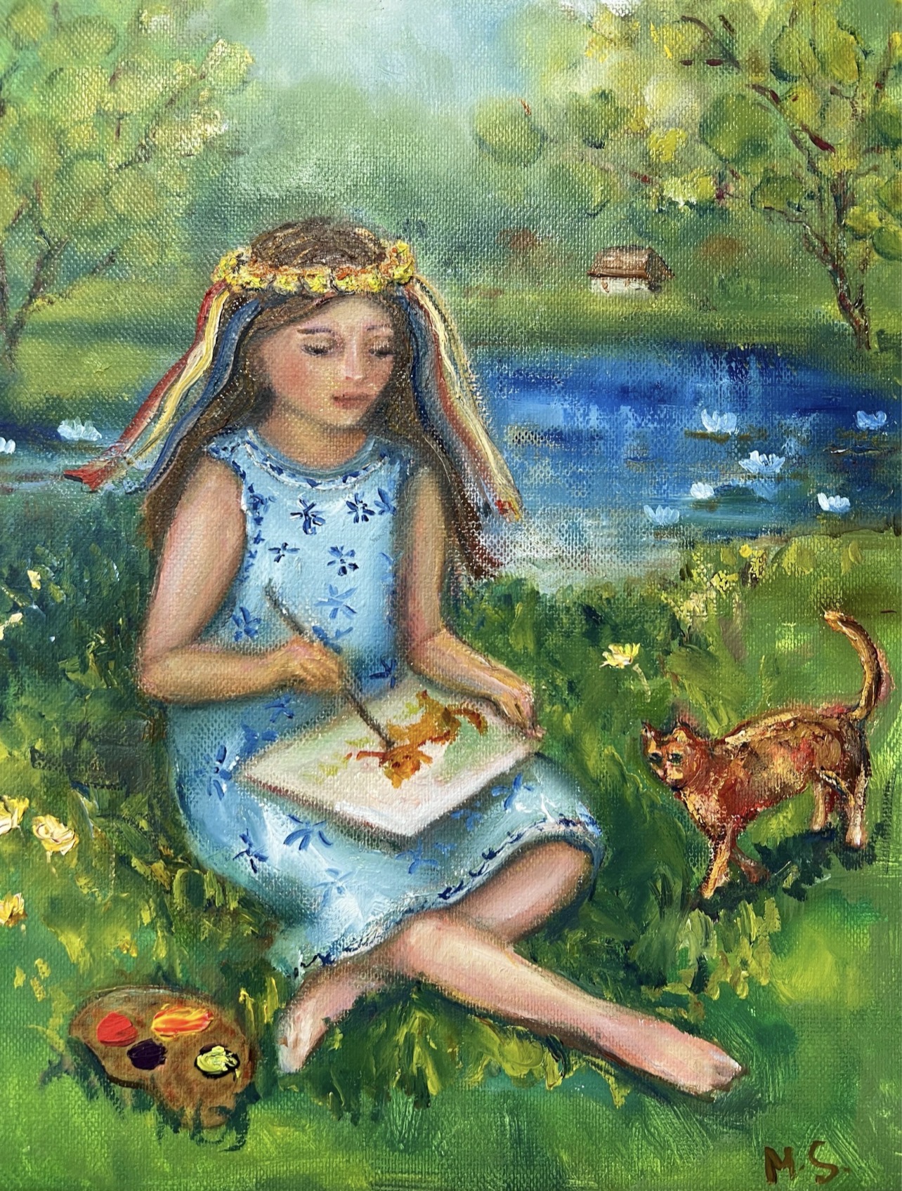 Ukrainian Childhood Under a Peaceful Sky by Marina Stognieva